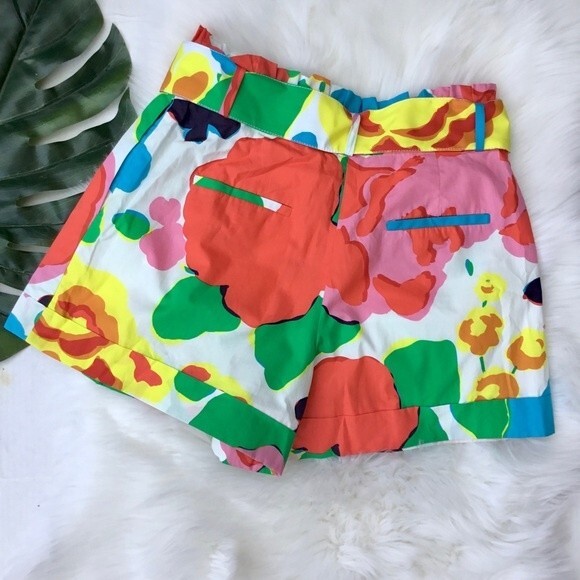 NWT J. Crew Pleated Short In Ratti Jardin Floral Shorts 4 - Picture 5 of 8